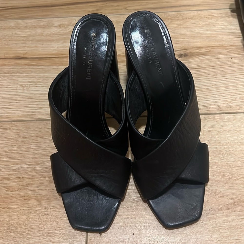 Ysl block heel